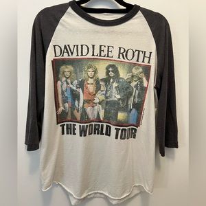 Vintage David Lee Roth Baseball Tee